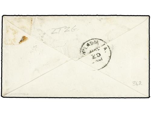 ✉ CANADA. 1872 (Dec 21). Cover to Philadelphia franked by pa