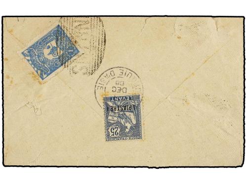 ✉ LEVANTE: CORREO FRANCES. 1906. Cover bearing french levant
