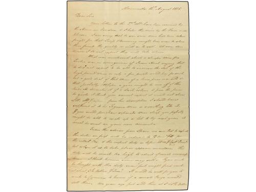 ✉ CANADA. 1825 (Aug 16). Entire letter dateline from MAISONN