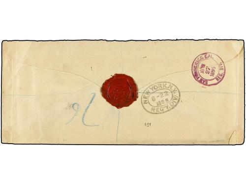 ✉ NIGERIA. 1895 (8 May). OHMS envelope (221x95 mm.) register