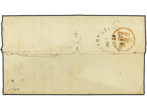 ✉ JAMAICA. 1844. Long entire letter written from ALEXANDRIA 