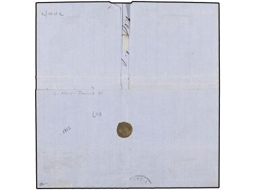 ✉ VENEZUELA. 1870 (April 3). Entire letter from LA GUAIRA (V