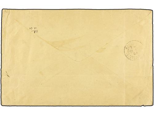 ✉ COSTA DE MARFIL. 1903 (Oct 31). Posts & Telegraphs envelop