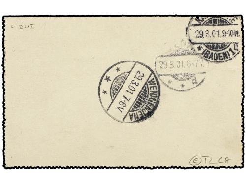 ✉ FRANCIA. 1901 (March 20). France 15c. blue postal statione