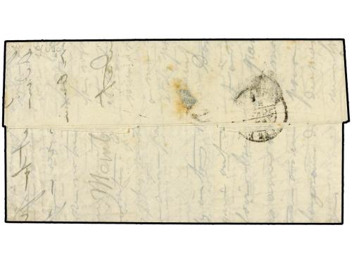 ✉ MALAYA. 1853 (March 15). Entire letter written form PENANG