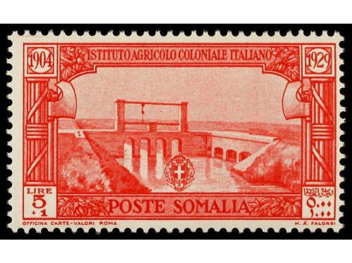 ** SOMALIA. Sa. 133/37, 144/48. 1930. Complete sets, never h