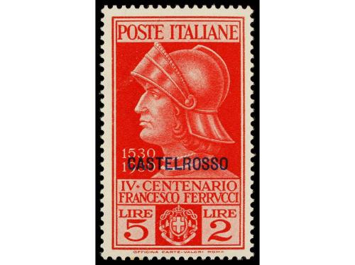 ** ITALIA: EGEO-CASTELLORIZO. Sa. 25/29. 1930. Complete set,
