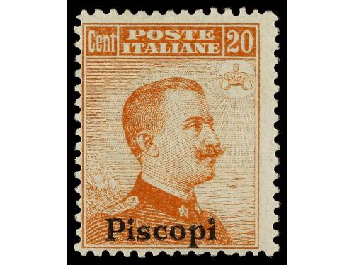 ** ITALIA: EGEO (Colonia italiana). Sa. 11/01/2024. 1912-22.
