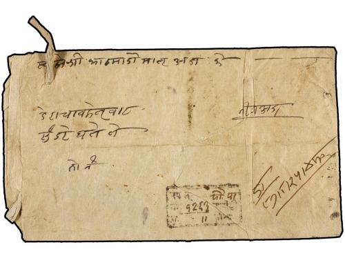 ✉ NEPAL. Mi. 22, 40, 41. 1930 (Dec. 6). KATHMANDU. Local reg