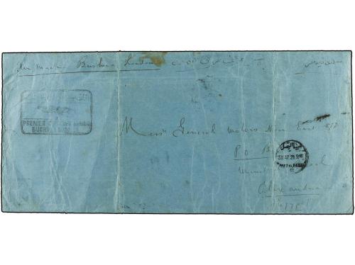 ✉ IRAN. Mi. 549, 554 (5), 555. 1929 (7-IV). BOUCHIR to ALEXA