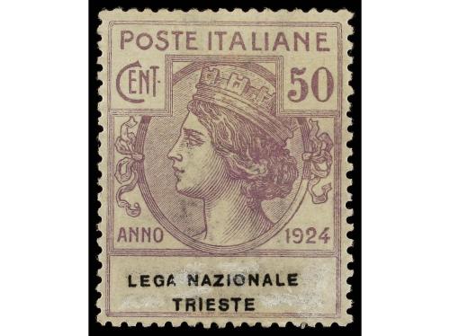 * ITALIA. Sa. FR 44/45. 1924. FRANQUICIAS. LEGA NAZIONALE TR