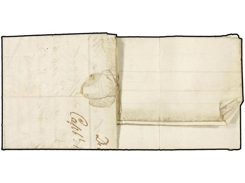 ✉ GIBRALTAR. 1807. GIBRALTAR to LONDON. Charged ´5/4´ (doubl