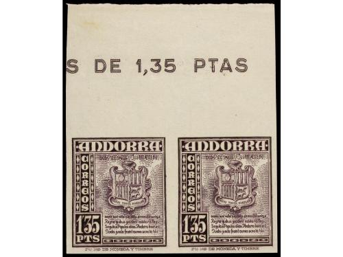 ** ANDORRA. Ed. 48s, 50s, 51/55s. JUEGO completo de siete va