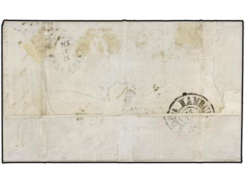 ✉ NORUEGA. 1861. CHRISTIANIA to LONDON. Folded letter franke