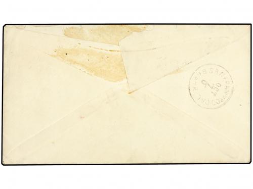 ✉ JAPON. 1889. Destination mail envelope to CARACAS (Venezu