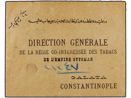 ✉ GRECIA. 1899. Registered envelope to CONSTANTINOPLE beari