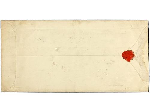 ✉ COSTA DE ORO. 1884 (May 5). Registered cover to London at 