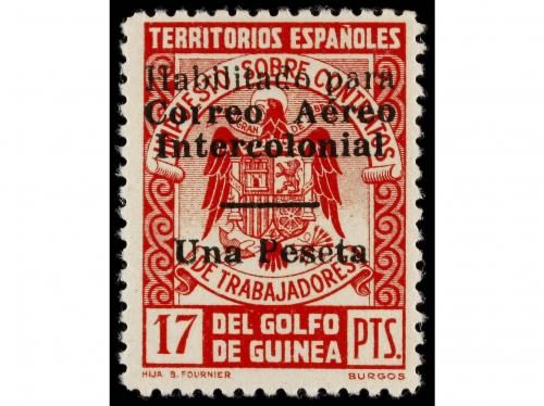 * COLONIAS ESPAÑOLAS: GUINEA. Ed. 259L, 259hza. 1 pta. s. 17
