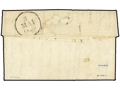 ✉ ESPAÑA: PREFILATELIA. (1826 ca.). EJÉRCITOS FRANCESES. Car